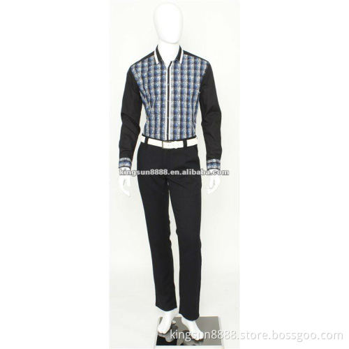 2012 hot selling shop window showing male mannequin